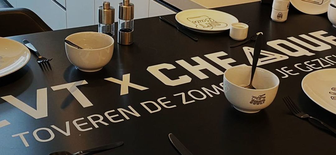 Project: Een zomers porselein i.s.m. Cheaque