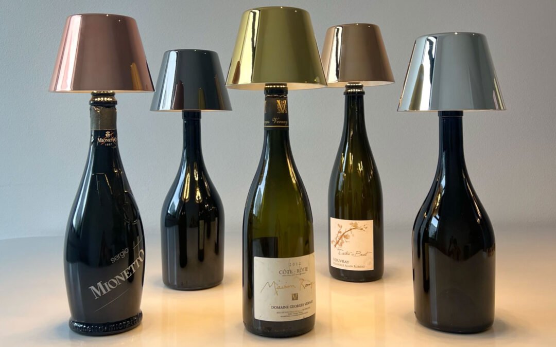 Tafellampen Troll en Top in nieuwe metallic tinten